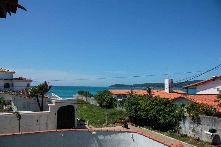 Bz04 a 30 pasos de la playa! Hermosa casa con piscina!
