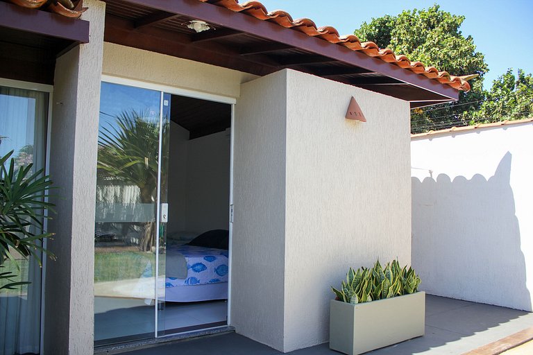 Bz04 a 30 pasos de la playa! Hermosa casa con piscina!