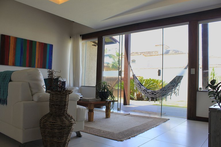 Bz04 a 30 pasos de la playa! Hermosa casa con piscina!
