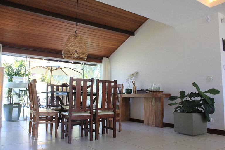 Bz04 a 30 pasos de la playa! Hermosa casa con piscina!
