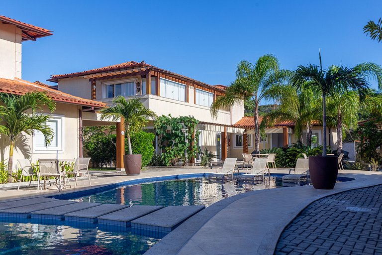 Bz02 Casa Moderna a 250 m de la playa en Geribá