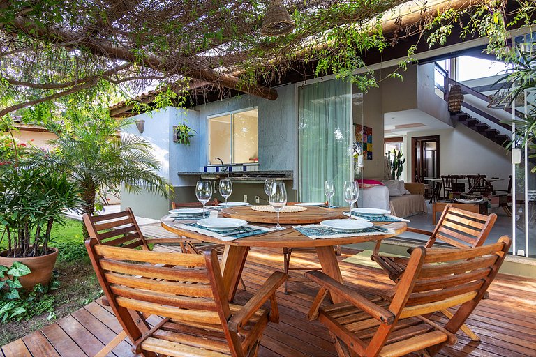 40metros da Praia!Linda casa c/ piscina privativa! BZ26