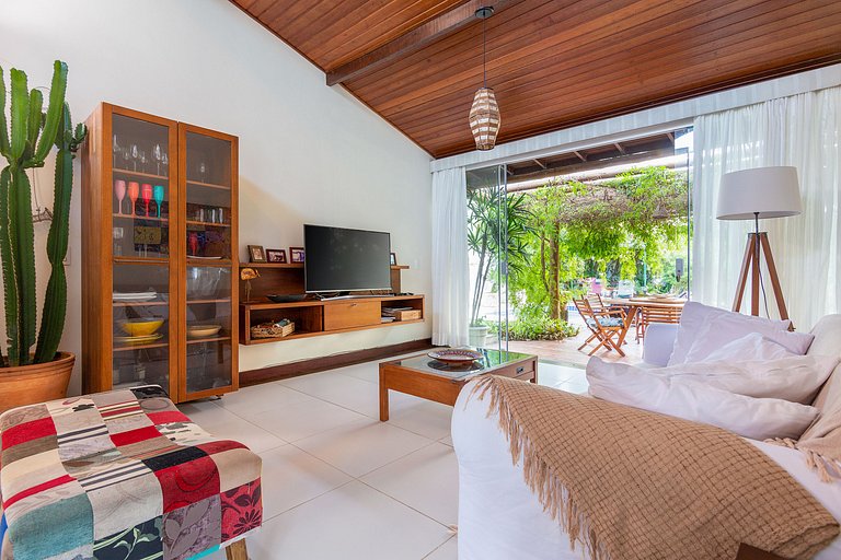 40metros da Praia!Linda casa c/ piscina privativa! BZ26