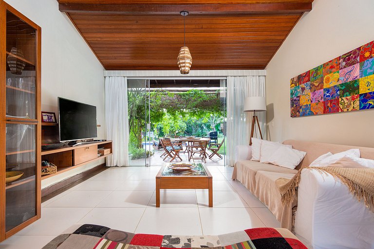40metros da Praia!Linda casa c/ piscina privativa! BZ26