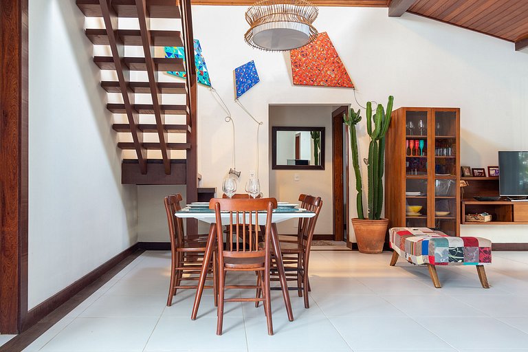 40metros da Praia!Linda casa c/ piscina privativa! BZ26