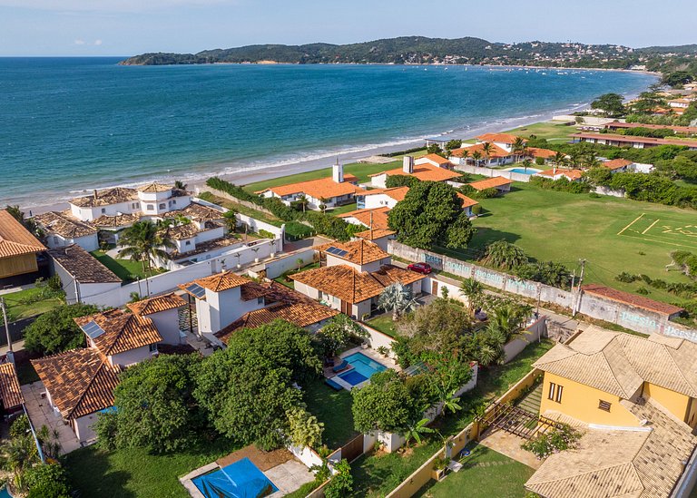 40metros da Praia!Linda casa c/ piscina privativa! BZ26