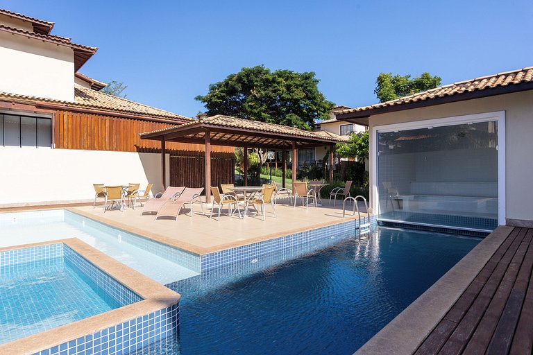 Bz05 House with pool and 5 Geribá suites