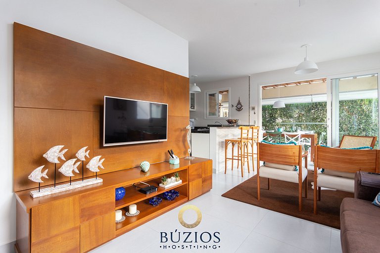 Bz30 Geribá!250m da praia, c/ área gourmet