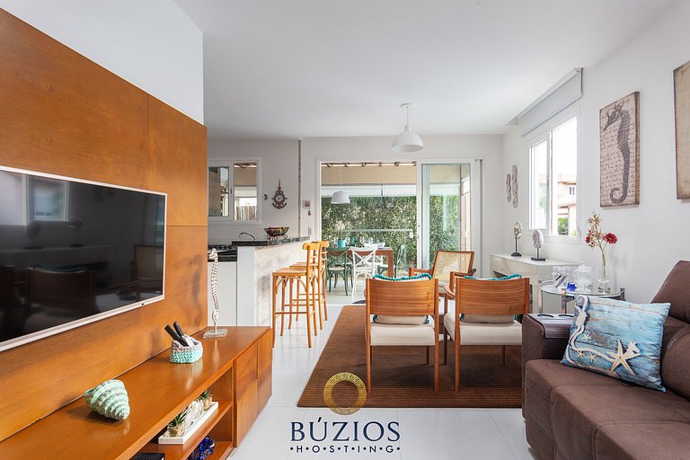 Bz30 Geribá a 250 metros de la playa con área gourmet