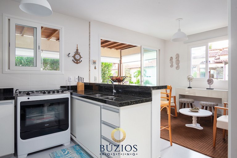 Bz30 Geribá! 400m da praia, c/ área gourmet