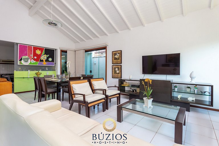 Bz08 200m da praia com Área Gourmet Geribá