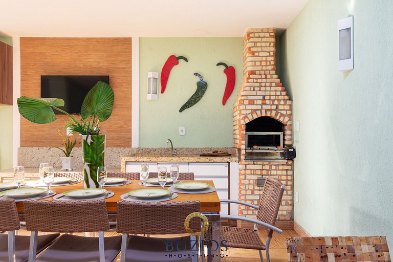 Bz08 A 200m de la playa con Zona Gourmet de Geribá