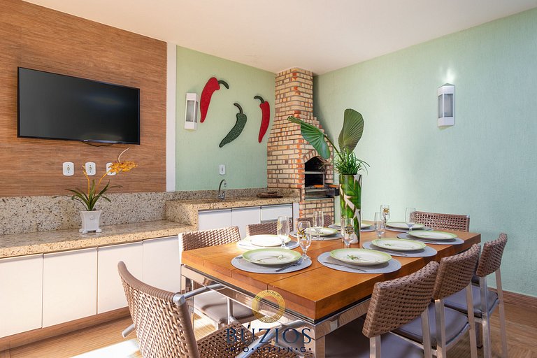 Bz08 200m from the beach with Gourmet Area Geribá