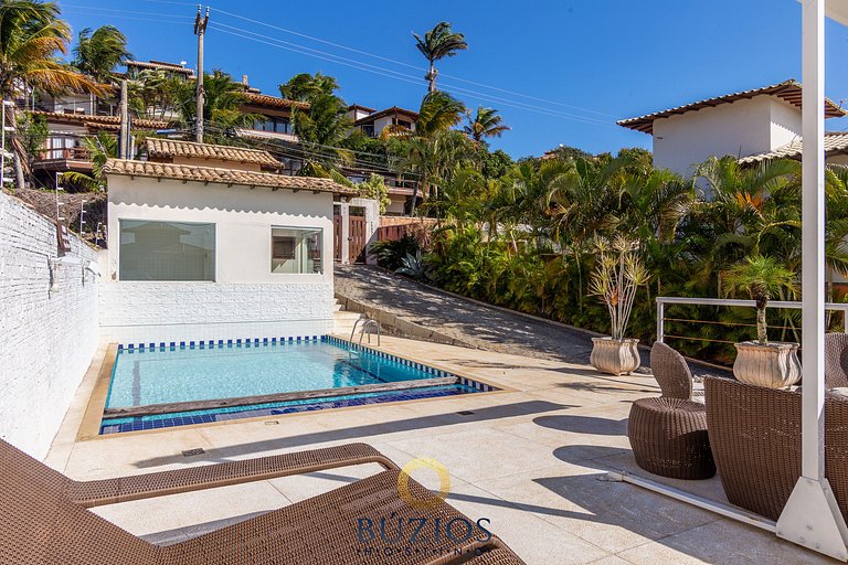 Bz08 350m da praia com Área Gourmet Geribá