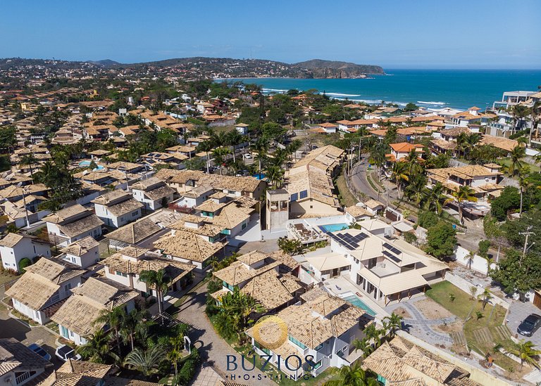 Bz08 350m da praia com Área Gourmet Geribá