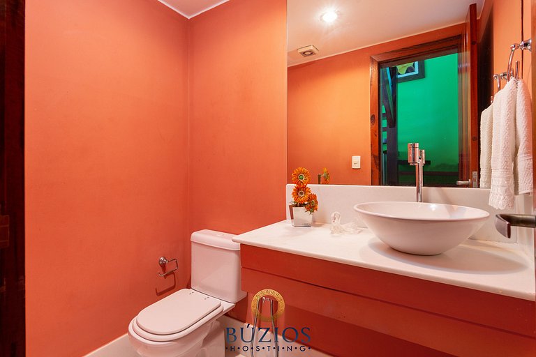 Bz08 200m from the beach with Gourmet Area Geribá