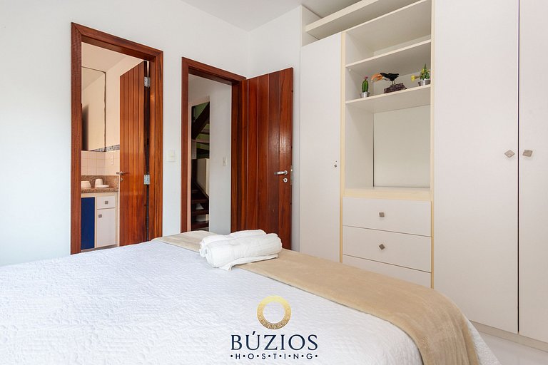 Bz08 200m da praia com Área Gourmet Geribá