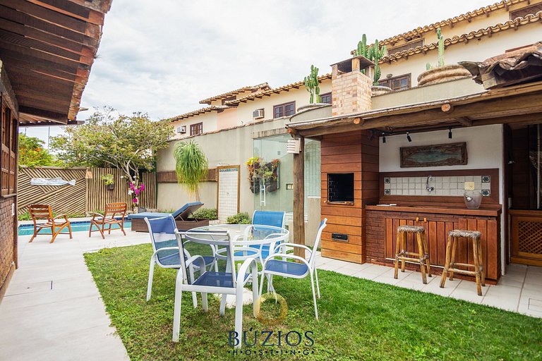 Bz34 Casa con piscina y sauna a 300 m de la playa