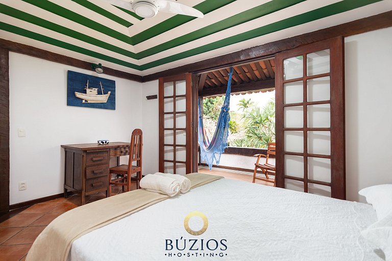 Casa com piscina/sauna/churrasqueira a 300m da praia BZ34