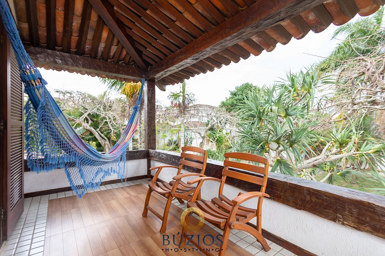 Casa com piscina/sauna/churrasqueira a 300m da praia BZ34