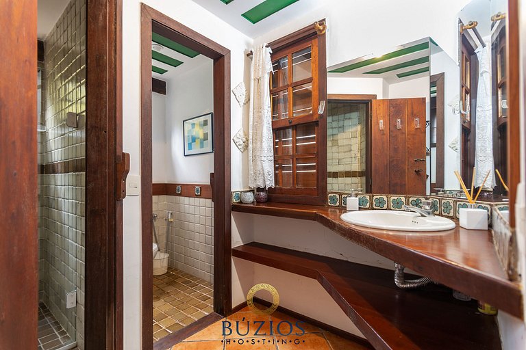 Casa com piscina/sauna/churrasqueira a 300m da praia BZ34