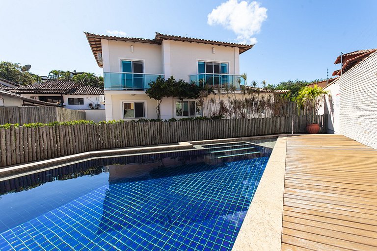 Geribá, casa com piscina aquecida privativa! BZ35