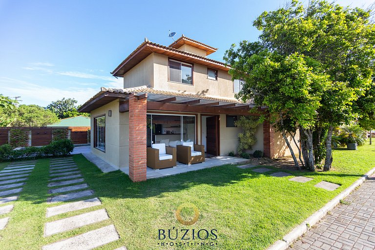 Bz01 Casa com piscina privativa 150m da praia