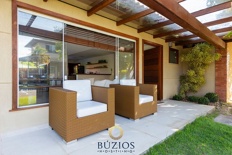 Bz01 Casa com piscina privativa 150m da praia