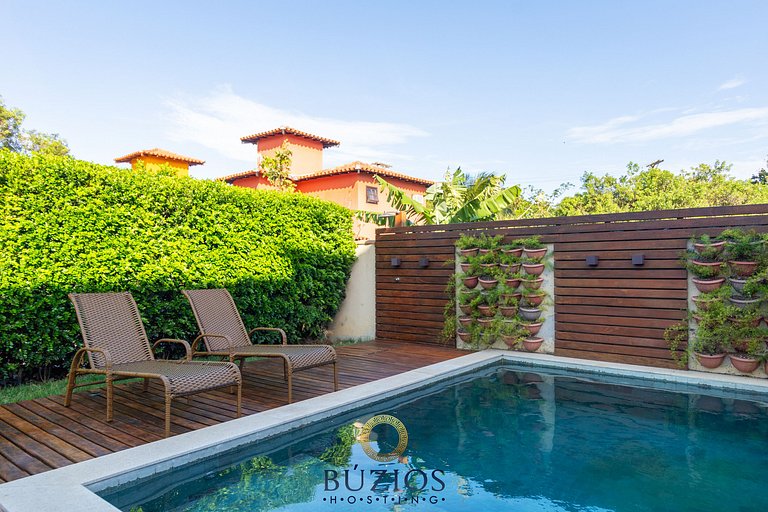 Bz01 Casa com piscina privativa 150m da praia
