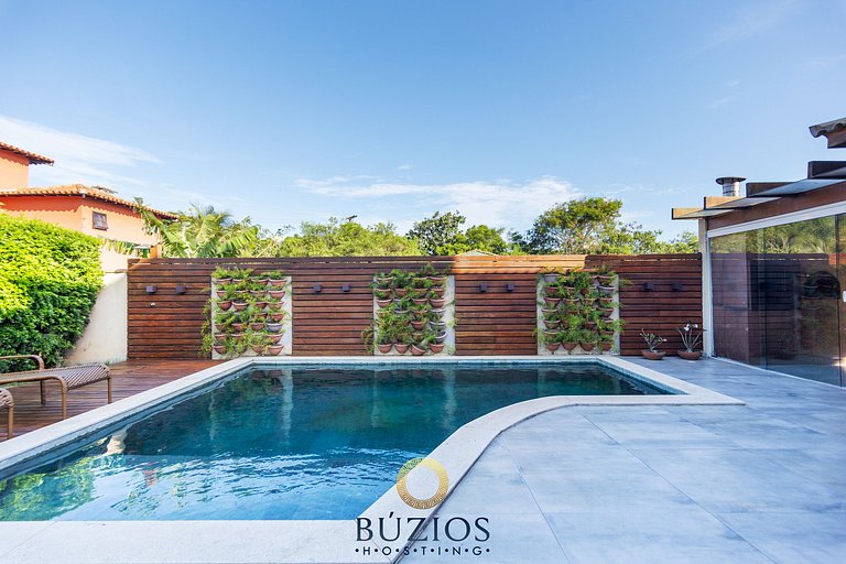 Bz01 Casa com piscina privativa 150m da praia