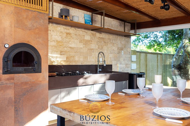 Bz01 Casa com piscina privativa 150m da praia