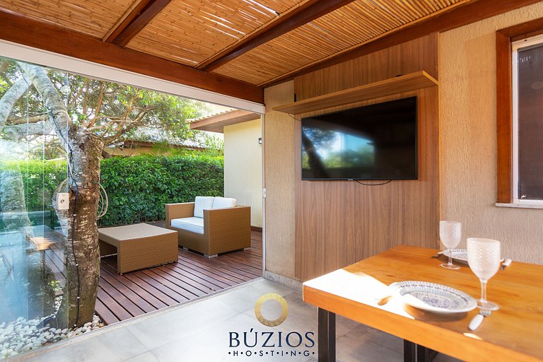 Bz01 Casa com piscina privativa 150m da praia