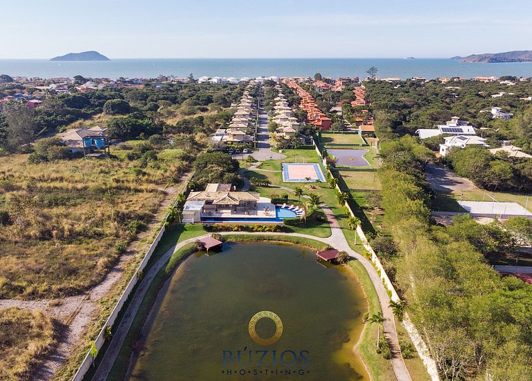 Bz01 Casa com piscina privativa 150m da praia