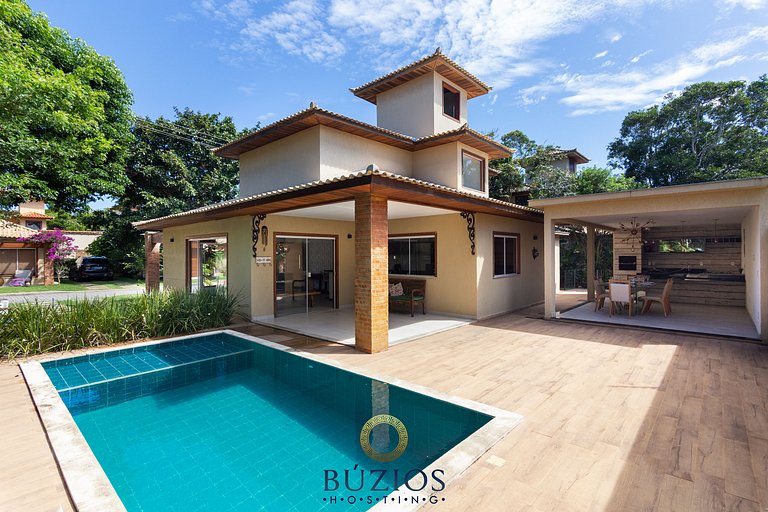 Casa Bz40 a 180m de la playa con piscina privada