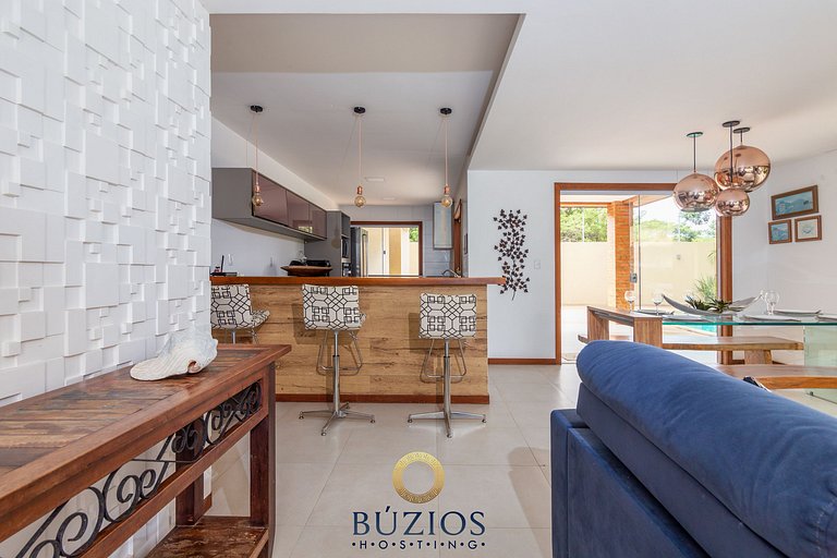 Casa Bz40 a 180m de la playa con piscina privada