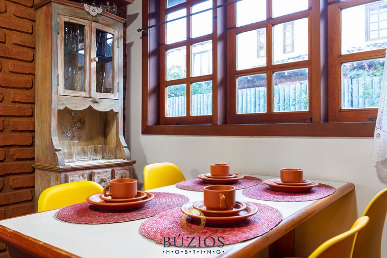 Bz46 300m from the beach! House with Jacuzzi and 5 suites!