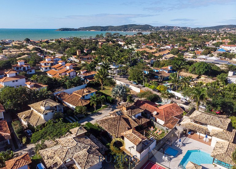 Bz46 a 300 metros de la playa Casa con jacuzzi y 5 suites