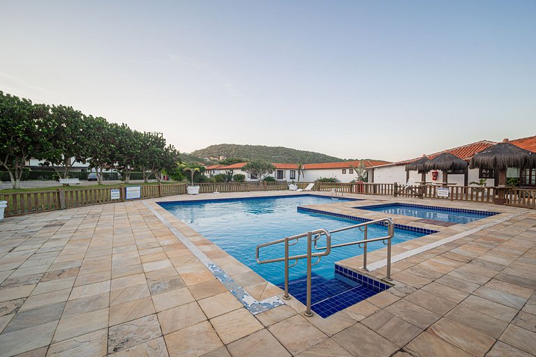 Cond Búzios Resort Pé na areia! Casa 3 suítes. BZ60