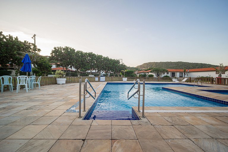 Cond Búzios Resort Pé na areia! Casa 3 suítes. BZ60