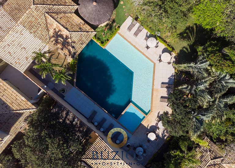Bz65 Casa a 150 metros da praia com 4 suítes