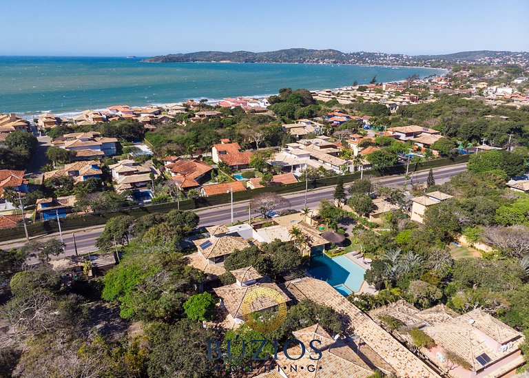 Bz65 Casa a 150 metros da praia com 4 suítes