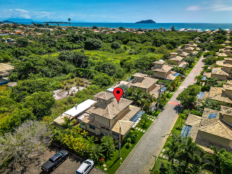 Bz67 Casa 150m da praia c/ piscina e sauna priv.