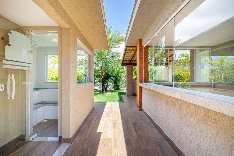 Bz67 Casa 150m da praia c/ piscina e sauna priv.