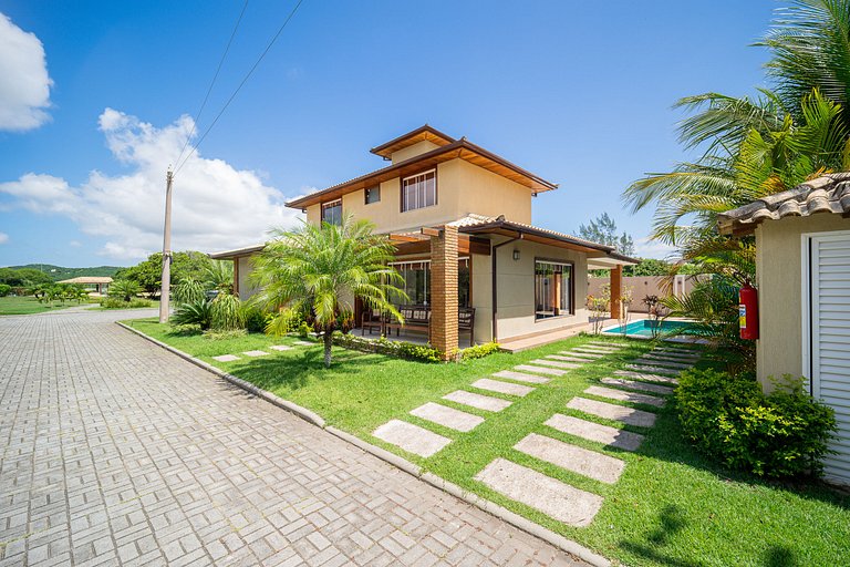 Bz67 Casa 150m da praia c/ piscina e sauna priv.