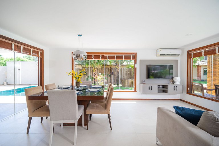 Bz67 Casa 150m da praia c/ piscina e sauna priv.