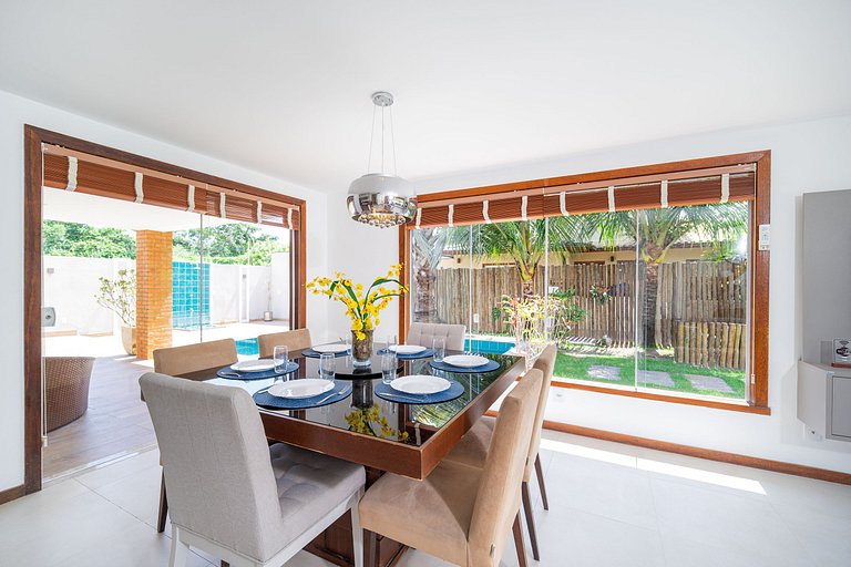 Bz67 Casa 150m da praia c/ piscina e sauna priv.