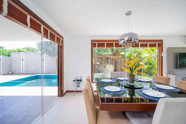 Bz67 Casa 150m da praia c/ piscina e sauna priv.