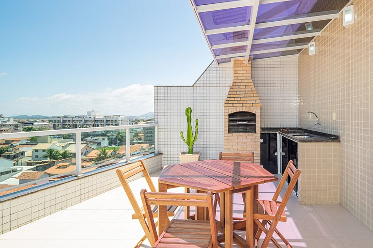 CF02 Penthouse 200m from Praia das Dunas