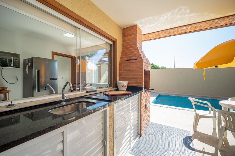 Bz38 Casa a 150m da praia c/ piscina privativa