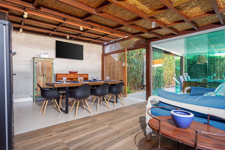 BZ70 Centro Búzios!Linda casa com Piscina/4 suítes